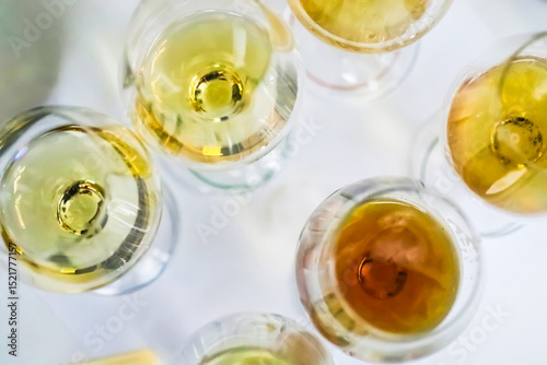 Beer tasting experience: exploring different brews in glasses
