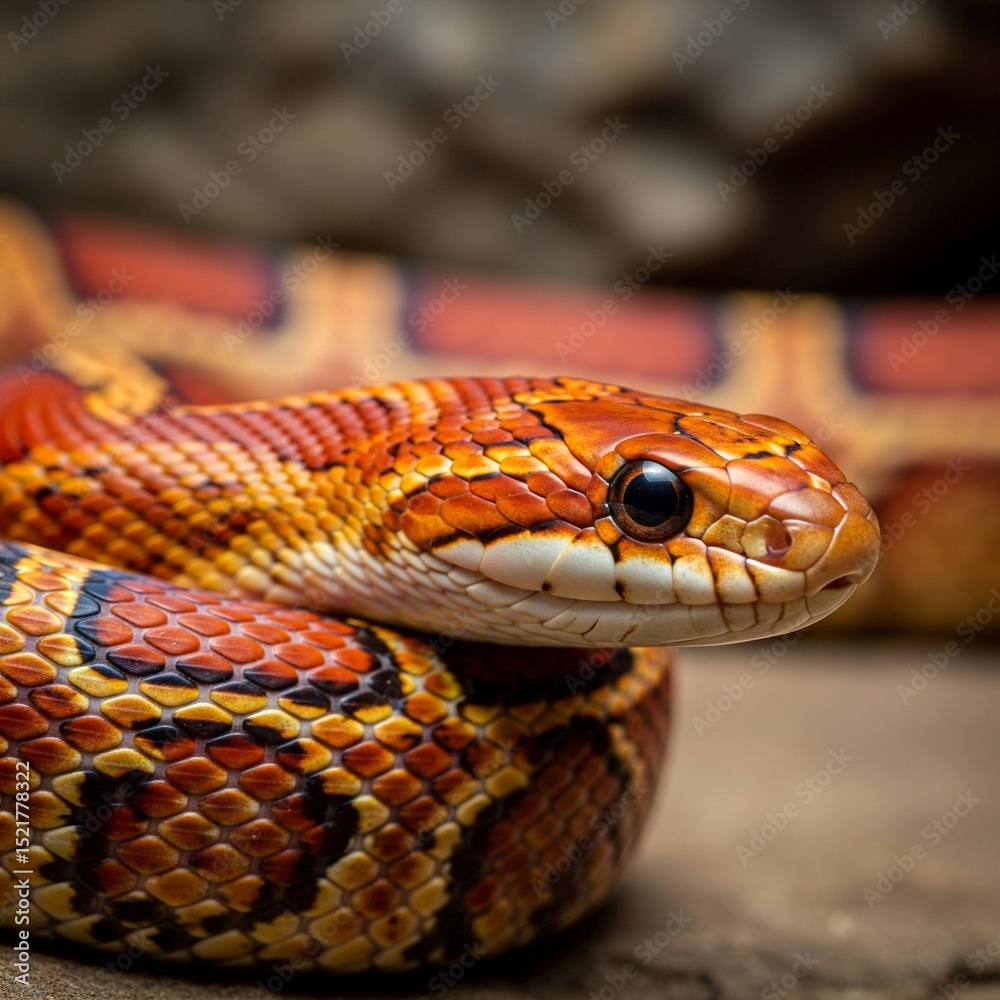 Fototapeta premium close up of a snake