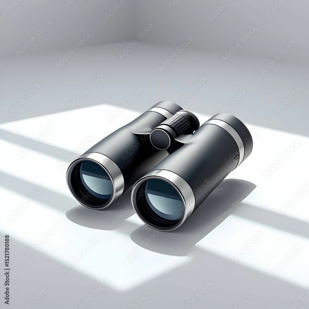 Fototapeta premium pair of sleek modern binoculars