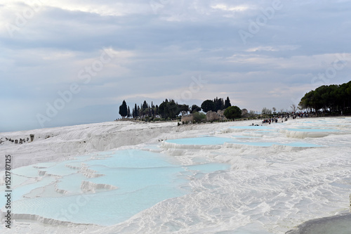 Fototapeta Naklejka Na Ścianę i Meble -  The world famous travertines of Pamukkale