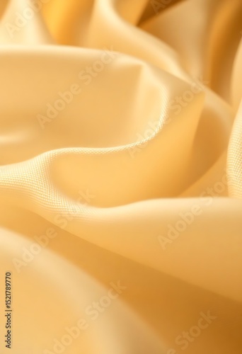 close up view of a yellow fabric