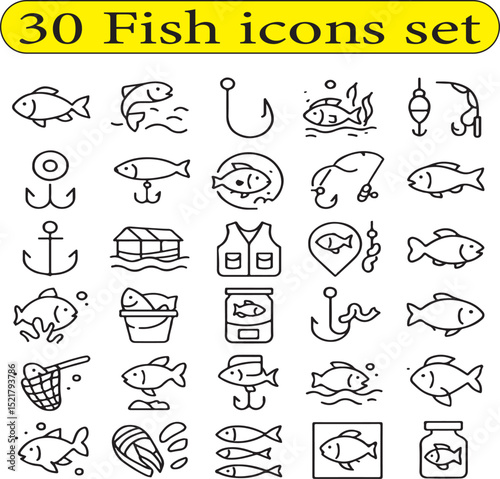 Fish Icons set