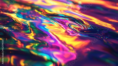 Vibrant Abstract Art Colorful Swirls and Fluid Patterns Background Texture Digital Painting