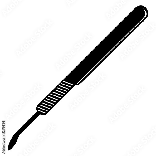 black mascara isolated on white background
