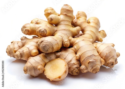 ginger isolated on white background