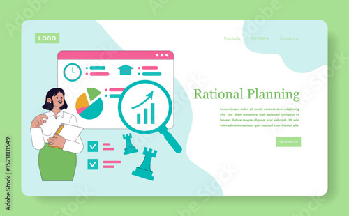 Online Learning. Flat Vector Illustration