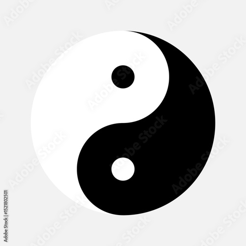 The yin and yang symbol represents the dualities in life, illustrating the balance between opposing forces. It reflects harmony, unity, and the interconnectedness of all things in nature.