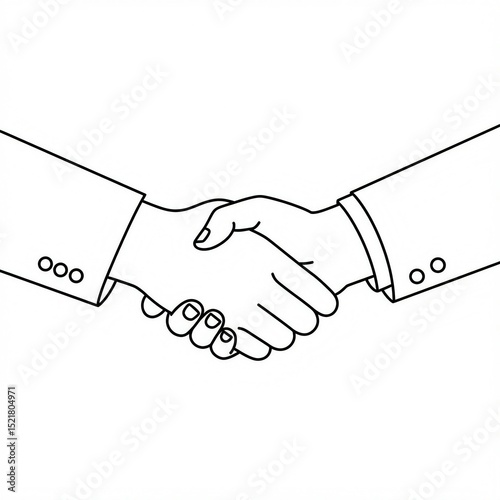 handshake sketch 
