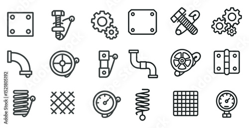 Industrial tools and mechanical components for engineering design projects