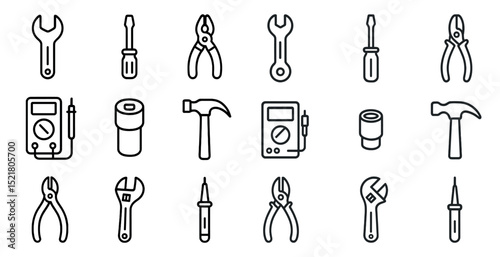 Essential tools collection for diy and home repair projects