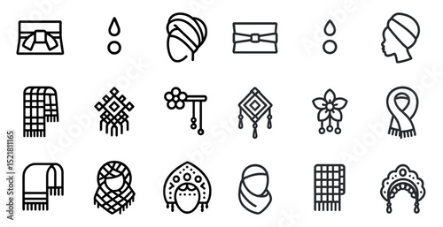 Traditional accessories and patterns: icons of fashion and culture