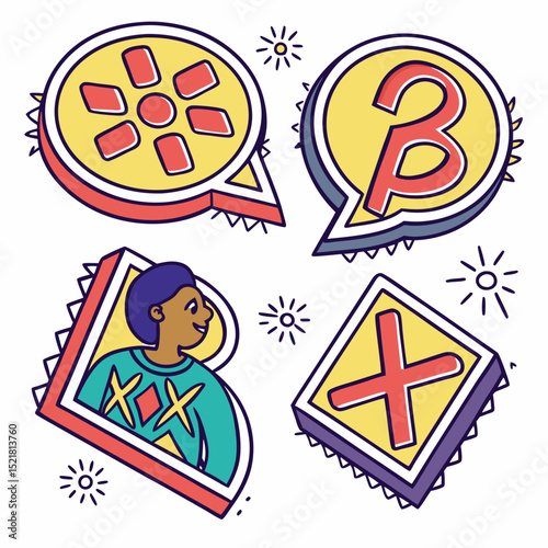 set of vector icons