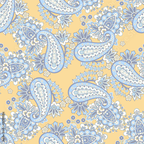 Paisley Seamless pattern fashion design. Vector pattern for textile design and fabrics.