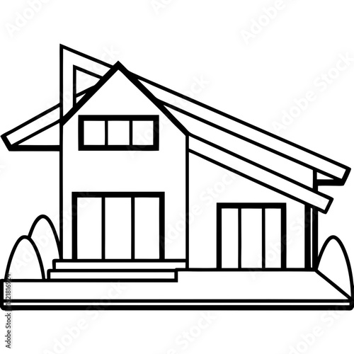 vector illustration of a house