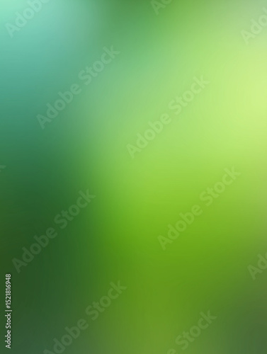Green And Blue Gradient Abstract Background With Smooth Blurred Effect