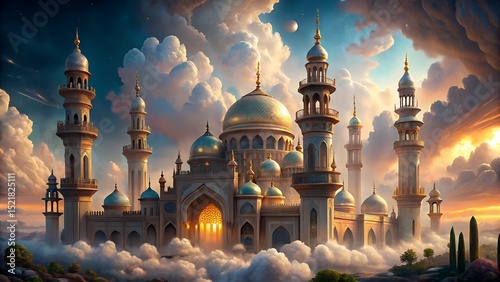 Islamic greeting Eid Mubarak card design