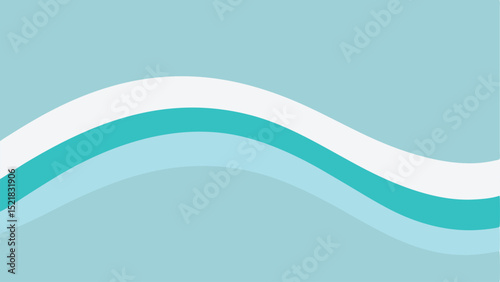 Abstract wave graphic in soft blues and white colors perfect for designs