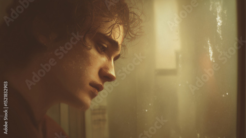 young man in deep thought