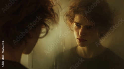 young man in deep thought
