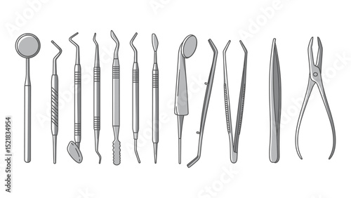 Dental Tools Vector Pack