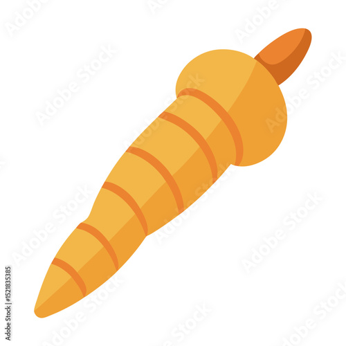 carrot on a white background