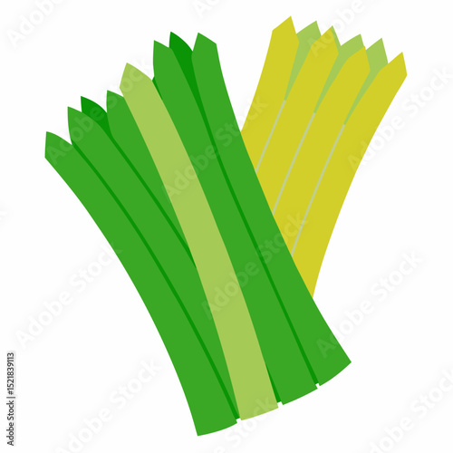 bunch of fresh green asparagus