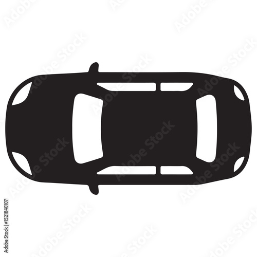 car screen vector isloated on a white background