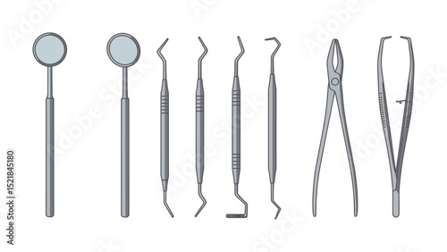 Oral Surgery Equipment Vector