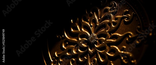close up of a clock face in the dark