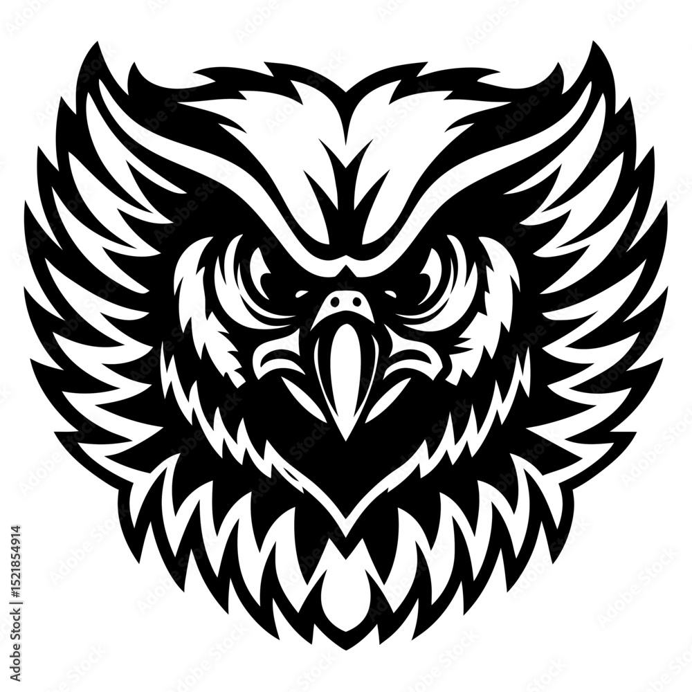 Fototapeta premium flying owl