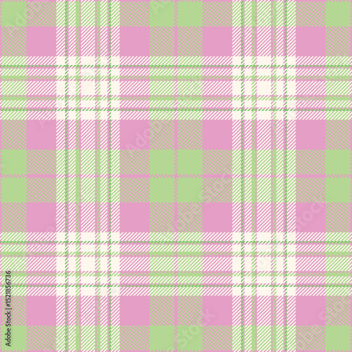A charming pastel plaid pattern in pink, light green, and beige. Perfect for textile design, fashion, scrapbooking, or as a website background.