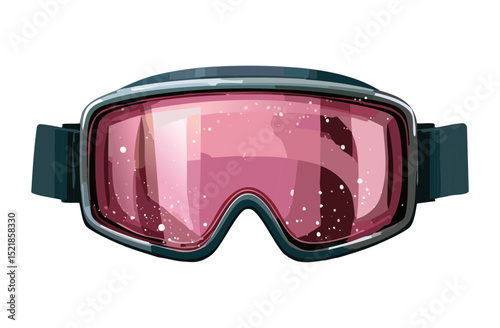 Stylish Winter Sport Eyewear Purple Tones