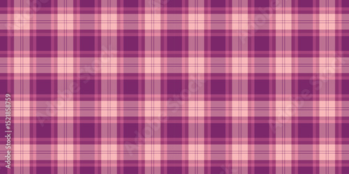 Worldwide seamless background textile, grid tartan texture pattern. Business plaid check vector fabric in pink and red colors.