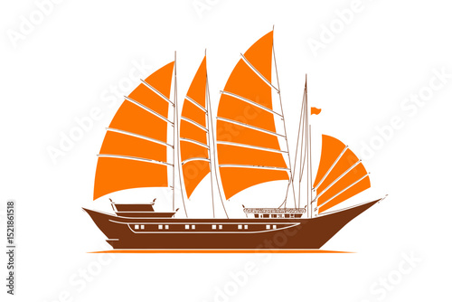 sailing ship silhouette