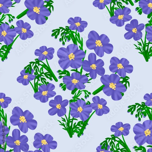 Fototapeta Naklejka Na Ścianę i Meble -  Seamless watercolour and unique floral pattern background for covers, notes, banner. Soft backgrounds colour. Watercolour art work. Flower stalk. Colourful flower.