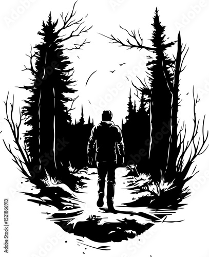 silhouette, tree, woman, child, park, couple, family, people, nature, love, vector, illustration, grass, landscape, walk, boy, father, sky, garden, snow, winter, travel, spring, outdoor, parent