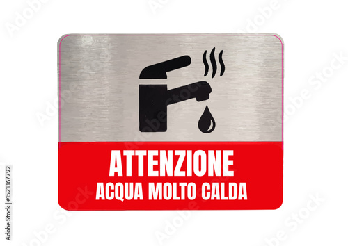 ATTENZIONE ACQUA MOLTO CALDA