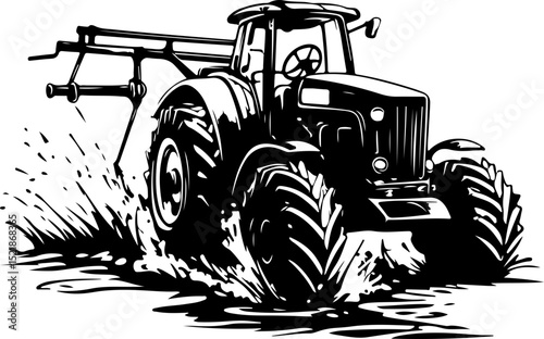 tractor, farm, agriculture, agricultural, toy, vehicle, equipment, machinery, red, machine, transport, farming, car, old, isolated, wheel, transportation, green, industry, farmer, model, engine, truck