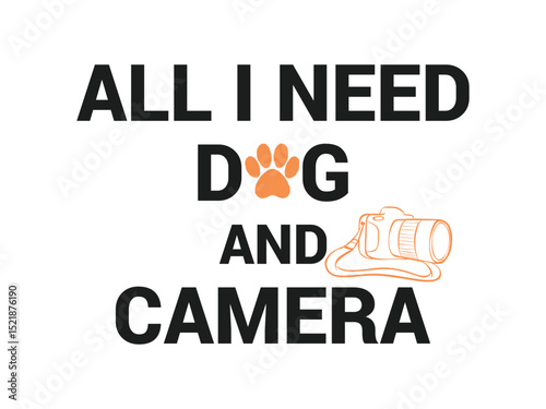 Dog and camera tee fun photography shirt for animal and photo lovers