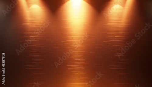 Texture with Bronze Metal and Light