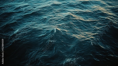 A close up view of ocean water surface movement