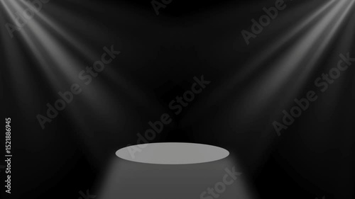 Twinkle stage lighting blinking rays overlay on dark stage background blinking shining lights effect for concert party performance 4k professional video