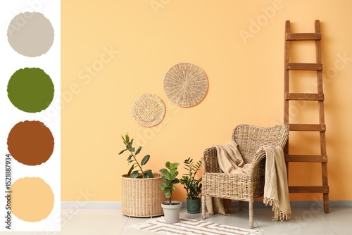 Interior of living room wit...