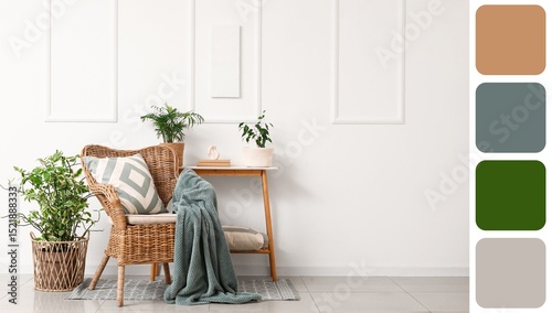 Interior of living room wit...