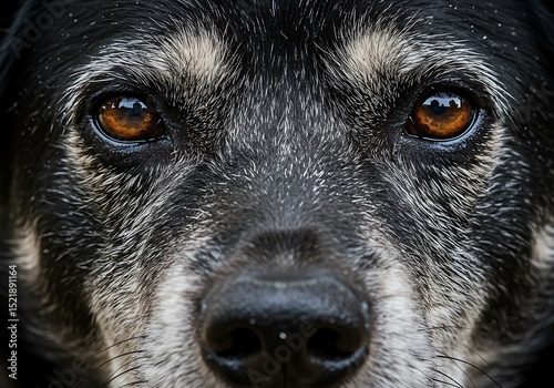 Dog Eye Close-Up in Natural Light
