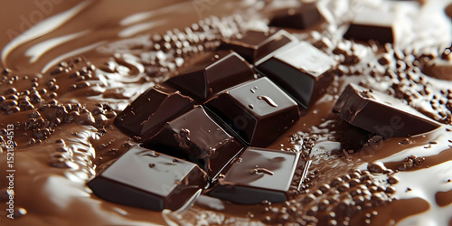 Chocolate soup, ai generated.