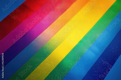 Vibrant Rainbow Stripes Background