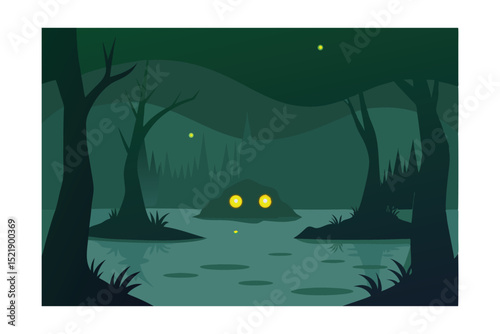 vector illustration of a halloween background