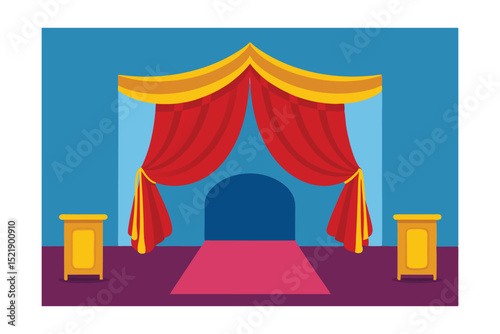 circus tent vector illustration