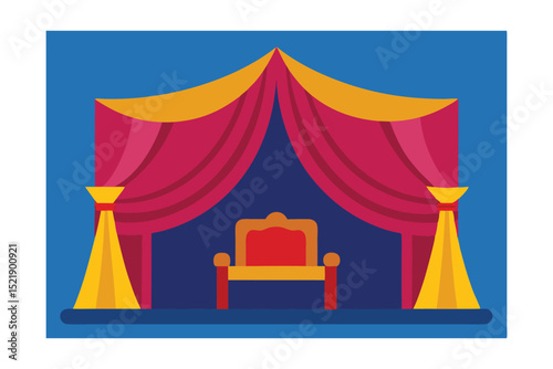 circus tent vector illustration
